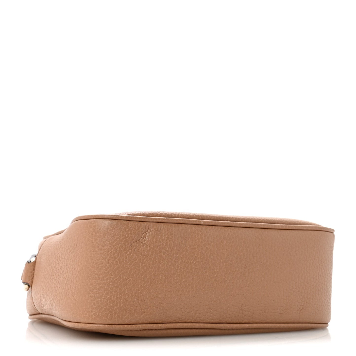 Pebbled Calfskin Small Soho Disco Bag Camelia