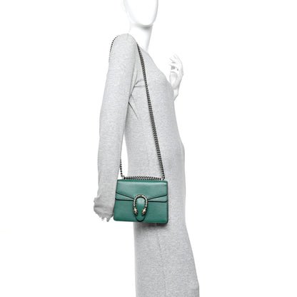 Calfskin Mini Dionysus Shoulder Bag Emerald