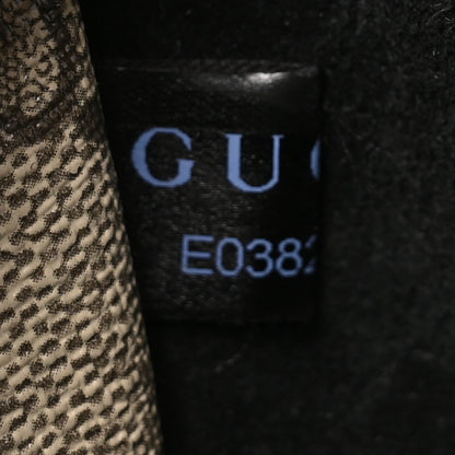 GG Supreme Monogram Suede Crystal Small Dionysus Shoulder Bag Beige Ebony Black Beige Ebony Black
