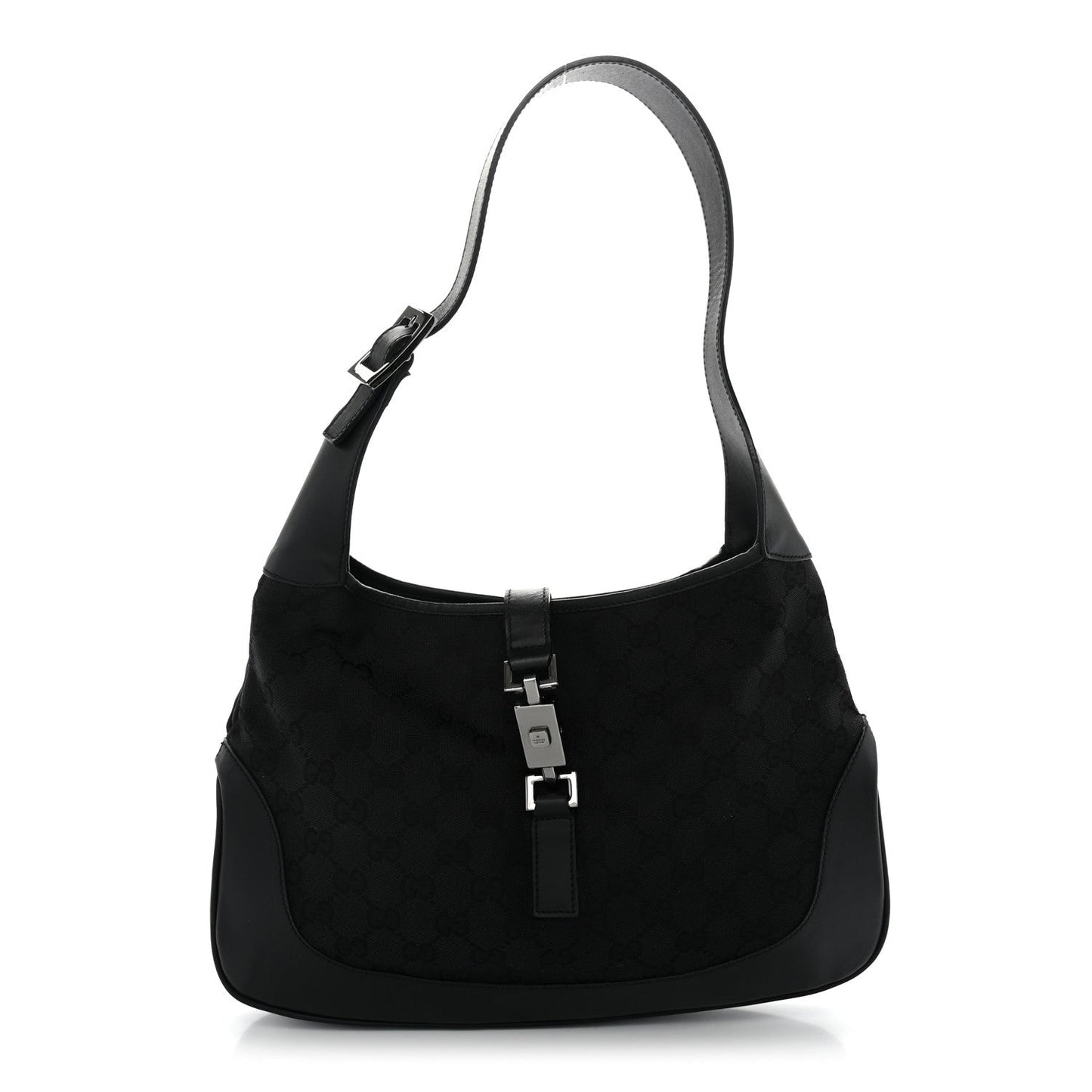 Monogram Small Jackie O Hobo Black