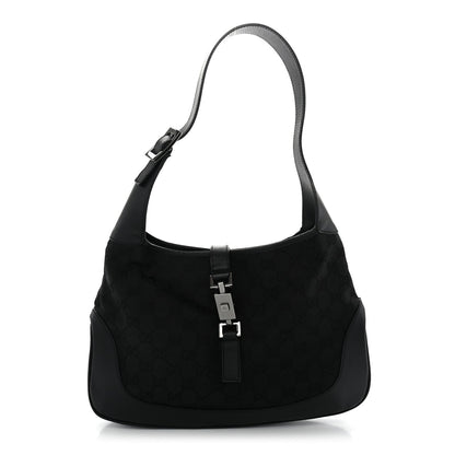 Monogram Small Jackie O Hobo Black