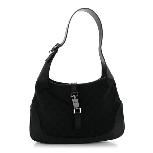 Monogram Small Jackie O Hobo Black