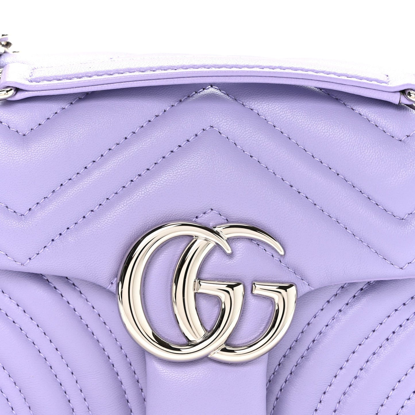 Lambskin Matelasse Small GG Marmont Shoulder Bag Lapis
