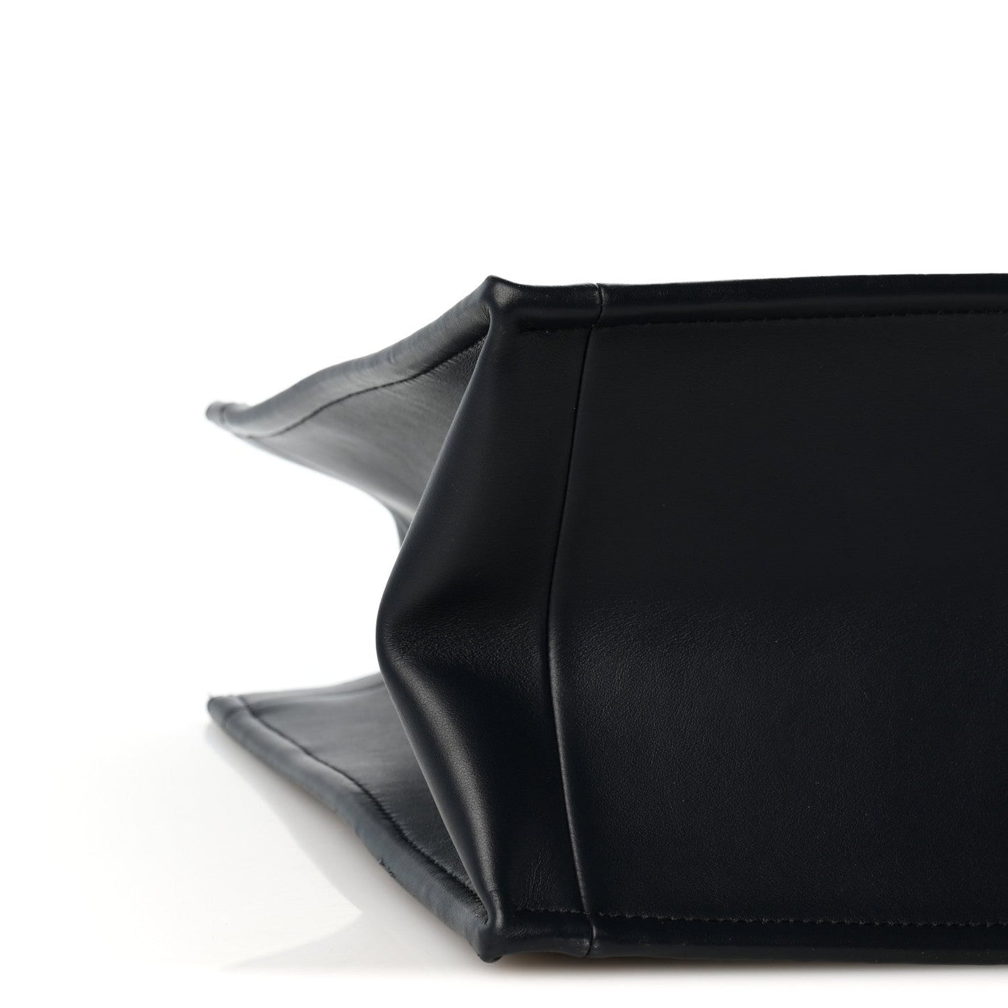 Oblique Calfskin Medium Book Tote With Strap Blue Multicolor