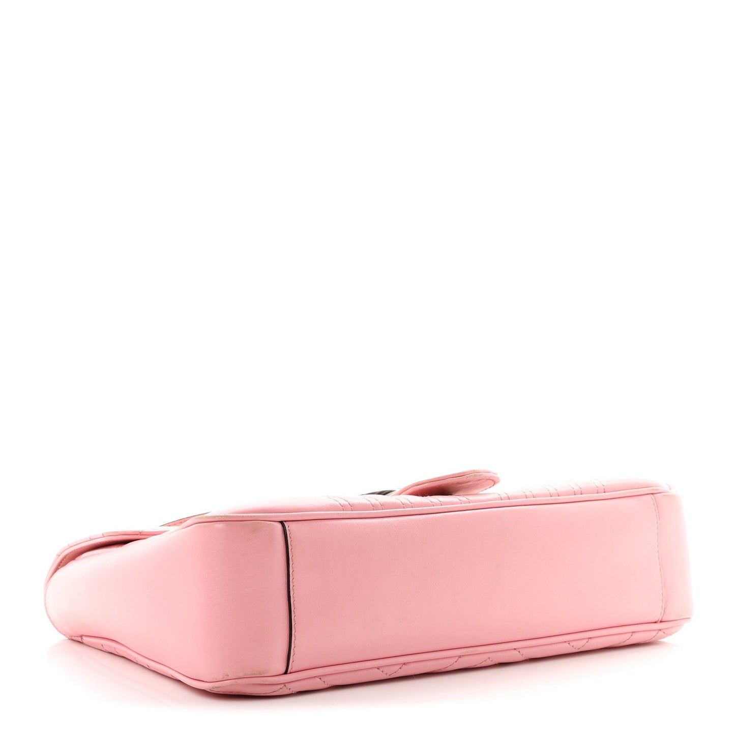 Calfskin Matelasse Medium GG Marmont Shoulder Bag Wild Rose