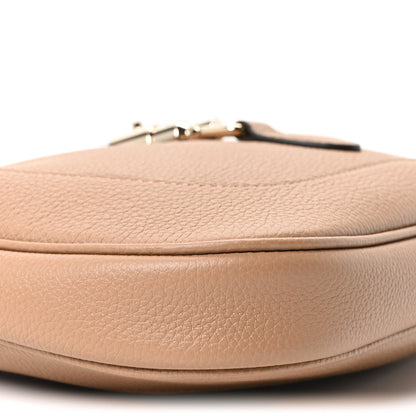 Grained Calfskin Web Medium Jackie 1961 Hobo Taupe