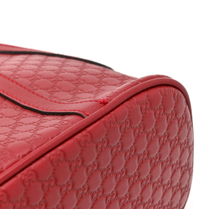 Soft Microguccissima Mini Dome Bag Rosso