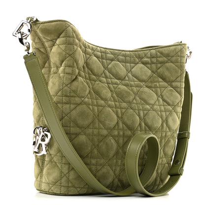 Suede Cannage Toujours Hobo Army Green