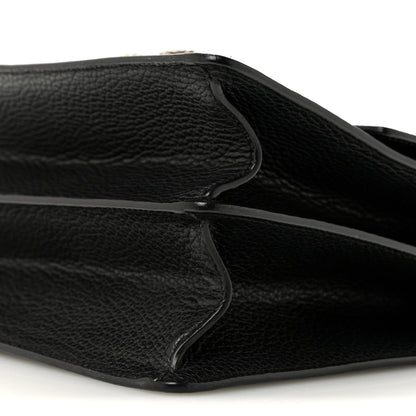 Dollar Calfskin Crystal Web Medium Dionysus Bamboo Top Handle Bag Black Black Diamond
