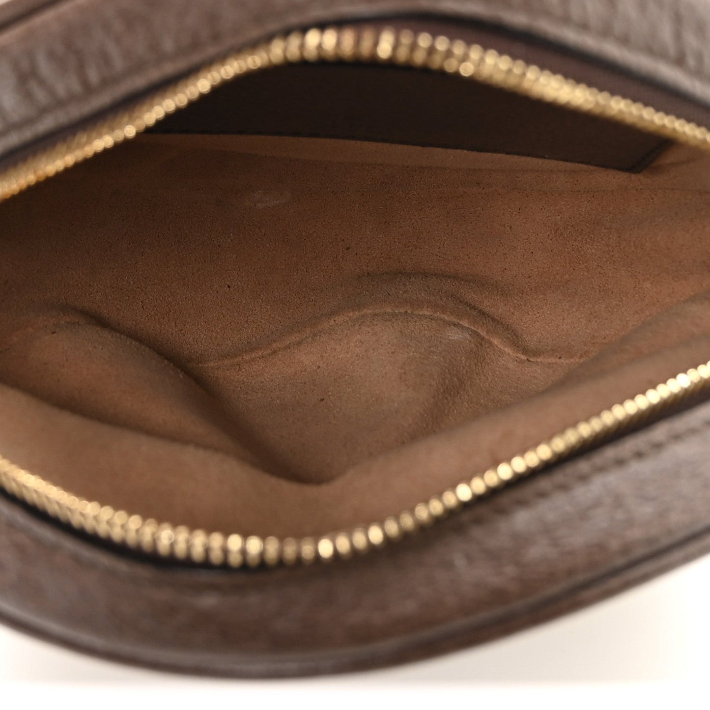 GG Supreme Monogram Web Mini Ophidia Round Backpack Brown