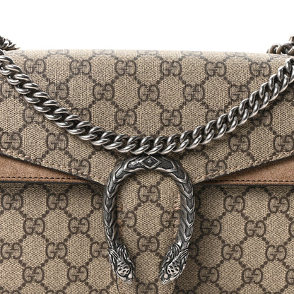 GG Supreme Monogram Small Dionysus Shoulder Bag Taupe