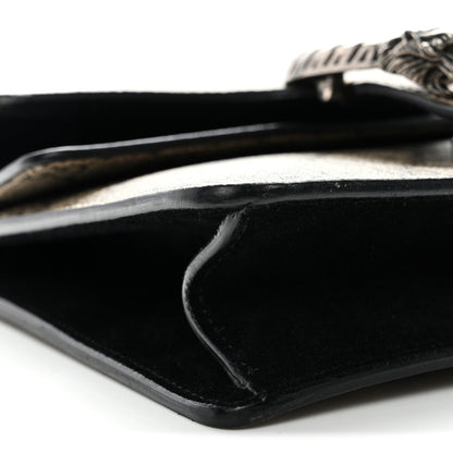 GG Supreme Monogram Mini Dionysus Shoulder Bag Black