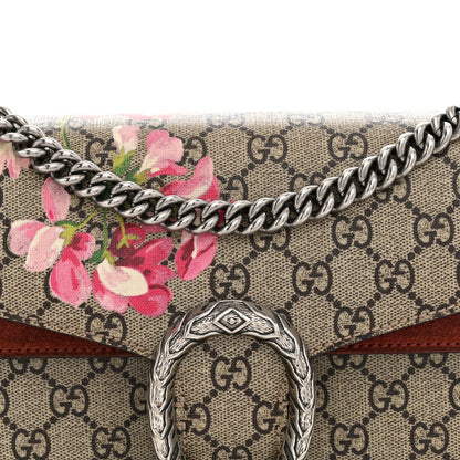 GG Supreme Monogram Blooms Small Dionysus Shoulder Bag Beige Multicolor Dry Rose