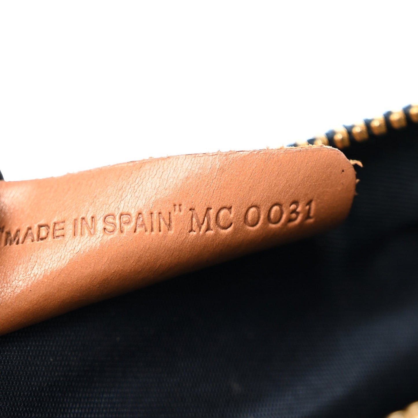 Denim Mini Saddle Pochette Navy