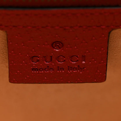 GG Supreme Monogram Small Queen Margaret Top Handle Bag Red