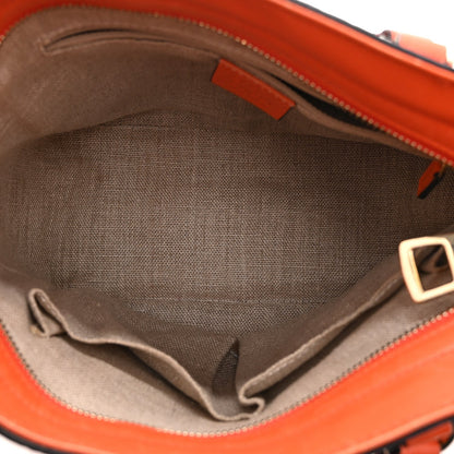 Microguccissima Small Bree Tote Sun Orange