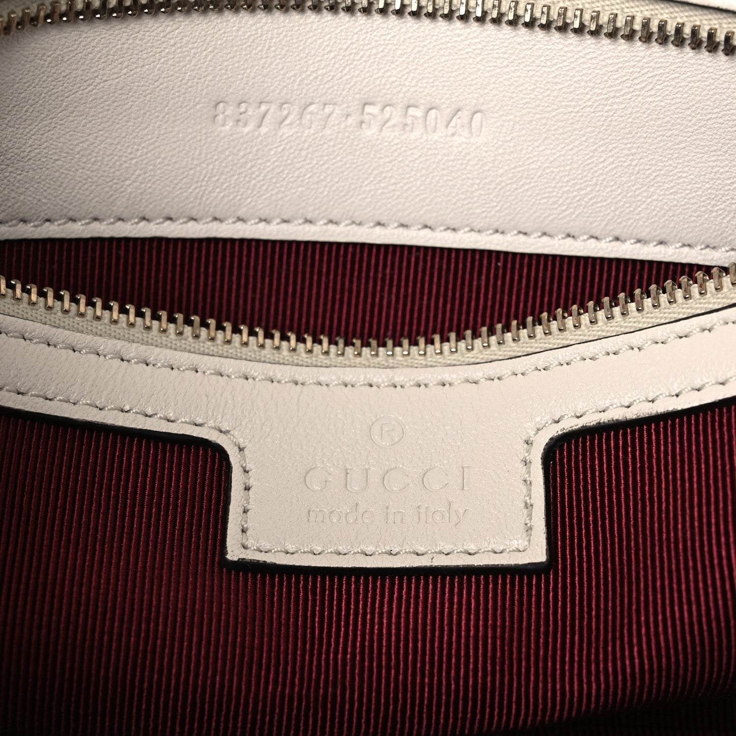 Lambskin Matelasse Medium GG Marmont Shoulder Bag White