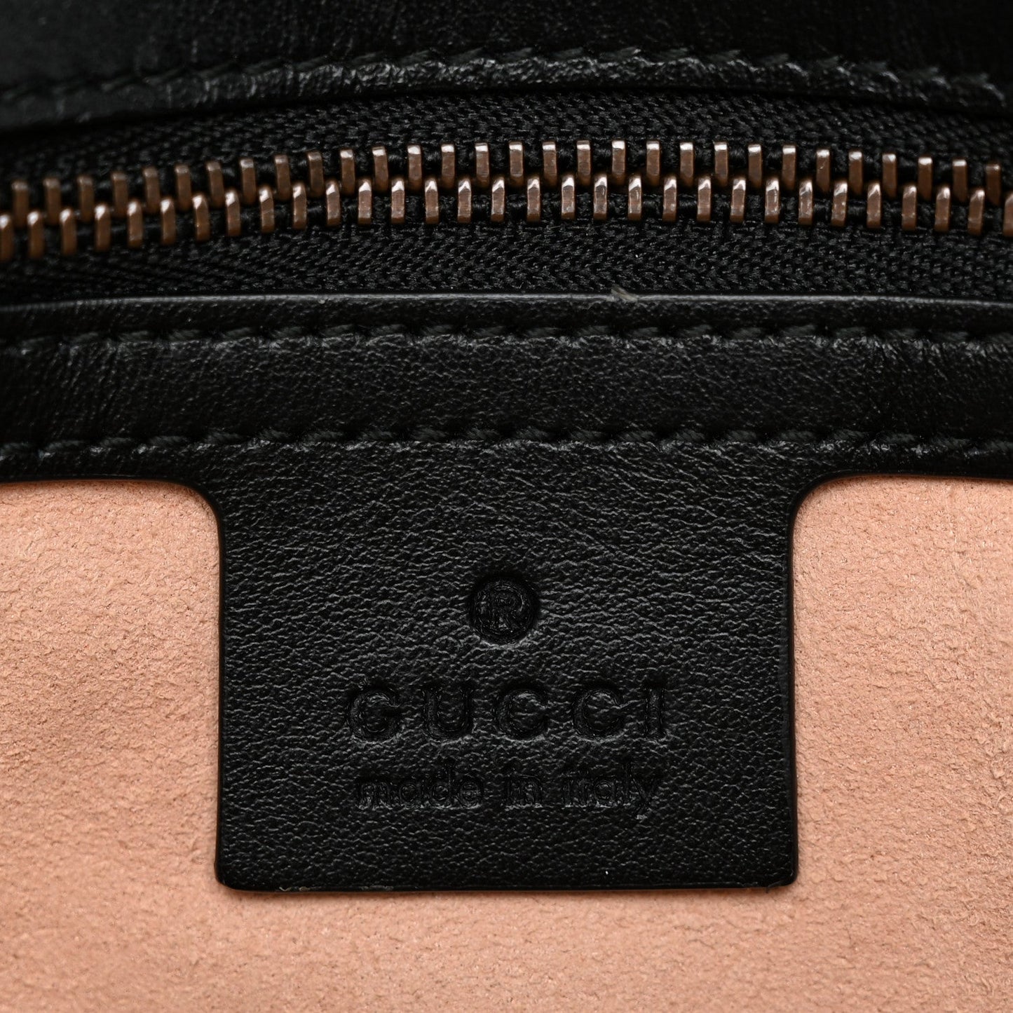 Calfskin Matelasse Small GG Marmont Shoulder Bag Black