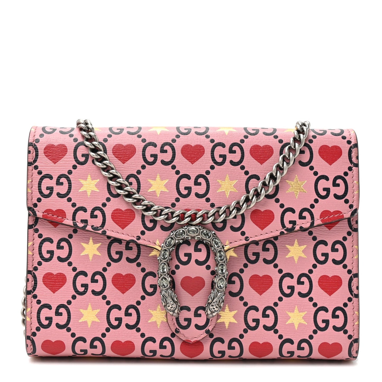 Calfskin Valentine's Day Exclusive Mini Dionysus Chain Wallet