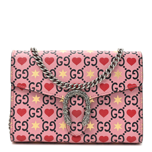 Calfskin Valentine's Day Exclusive Mini Dionysus Chain Wallet