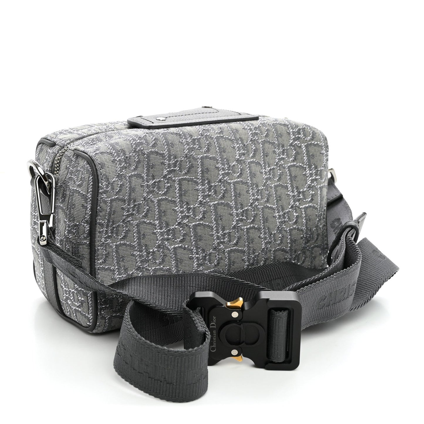 Oblique Jacquard Lingot 22 Bag Silver