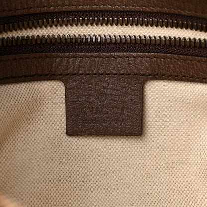 Soft GG Supreme Monogram Medium Ophidia Belt Bag Dark Brown