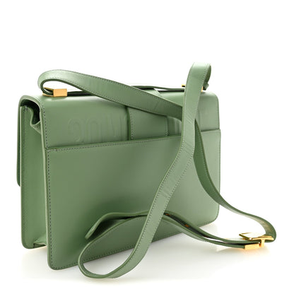 Smooth Calfskin 30 Montaigne Flap Bag Mint Green