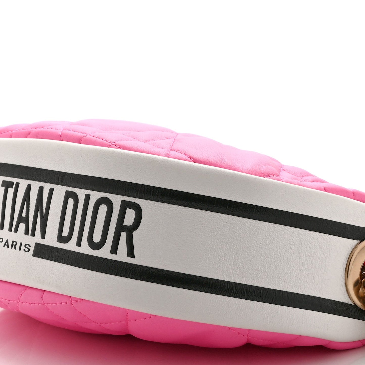 Lambskin Cannage Small Dior Vibe Hobo Bag Pink