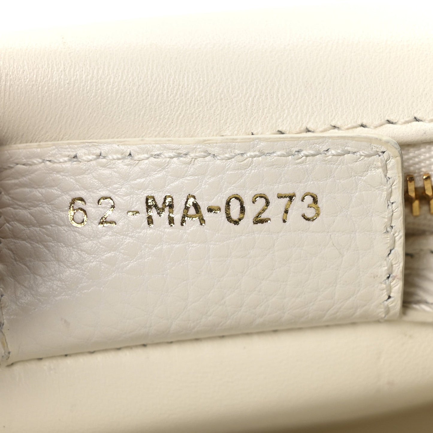Supple Calfskin Cannage Medium Caro Bag Ivory