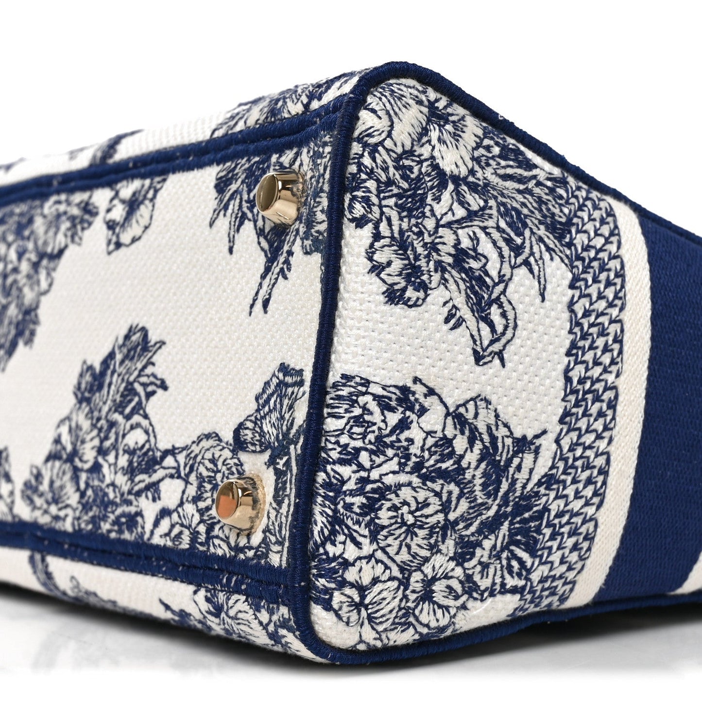 Canvas Reverse Embroidered Rêve d'Infini Medium Lady D-Lite Blue Multicolor