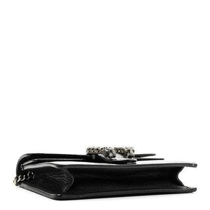 Calfskin Super Mini Dionysus Shoulder Bag Black