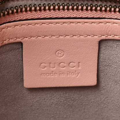 Calfskin Matelasse Medium GG Marmont Open Top Shoulder Bag Perfect Pink