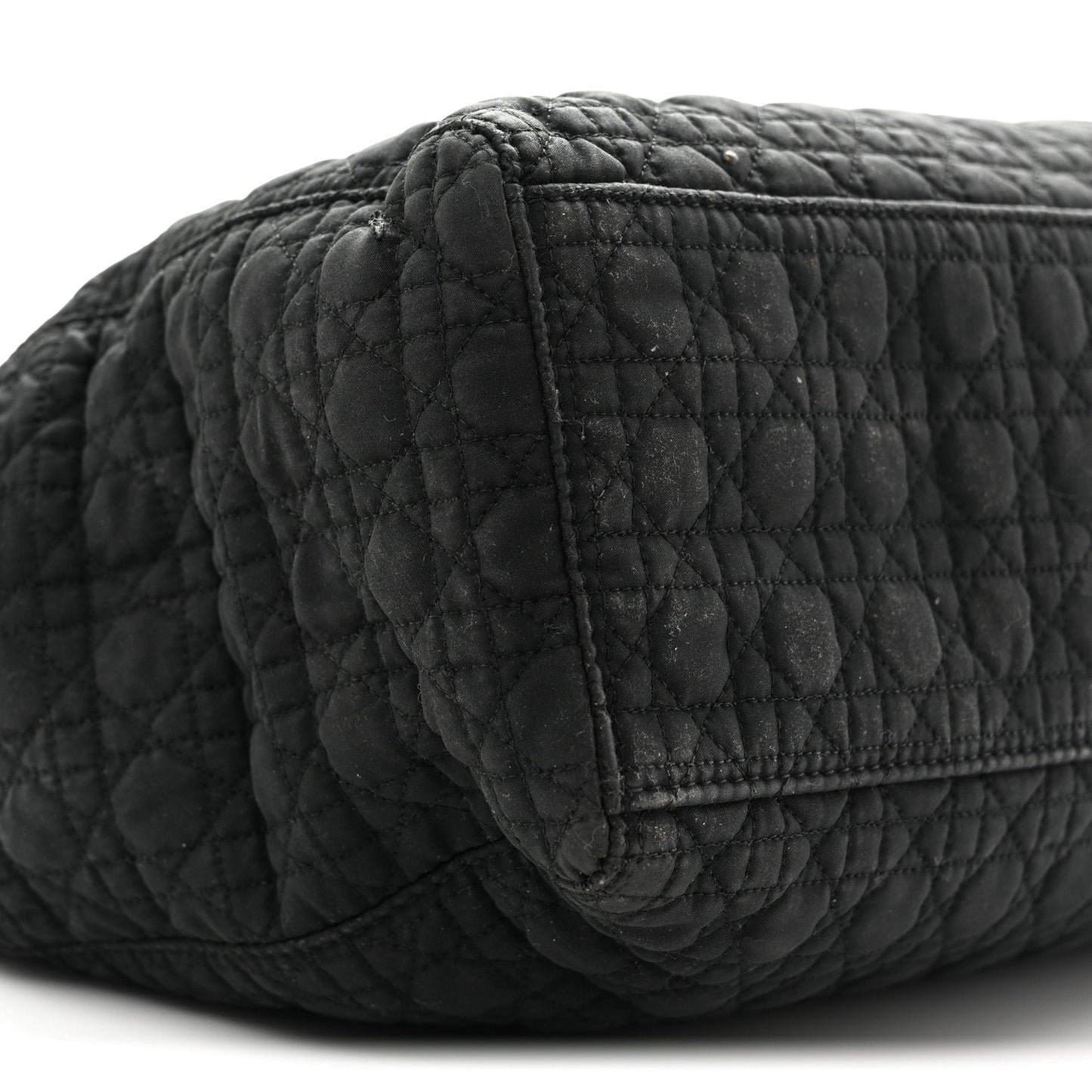 Nylon Cannage Large Lady Dior Black