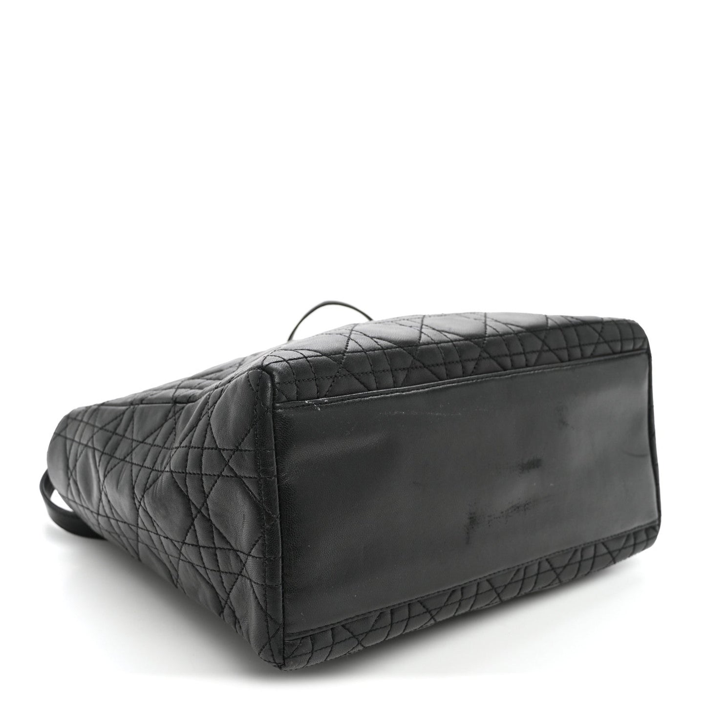 Lambskin Cannage Medium Lady Dior Black