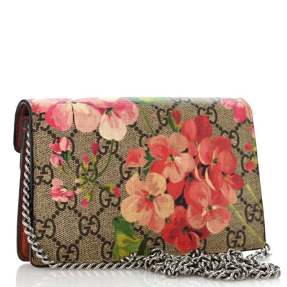 GG Supreme Monogram Blooms Super Mini Dionysus Shoulder Bag Beige Multicolor Dry Rose