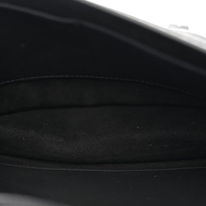 Ultra Matte Calfskin J'Adior Chain Flap Bag Black