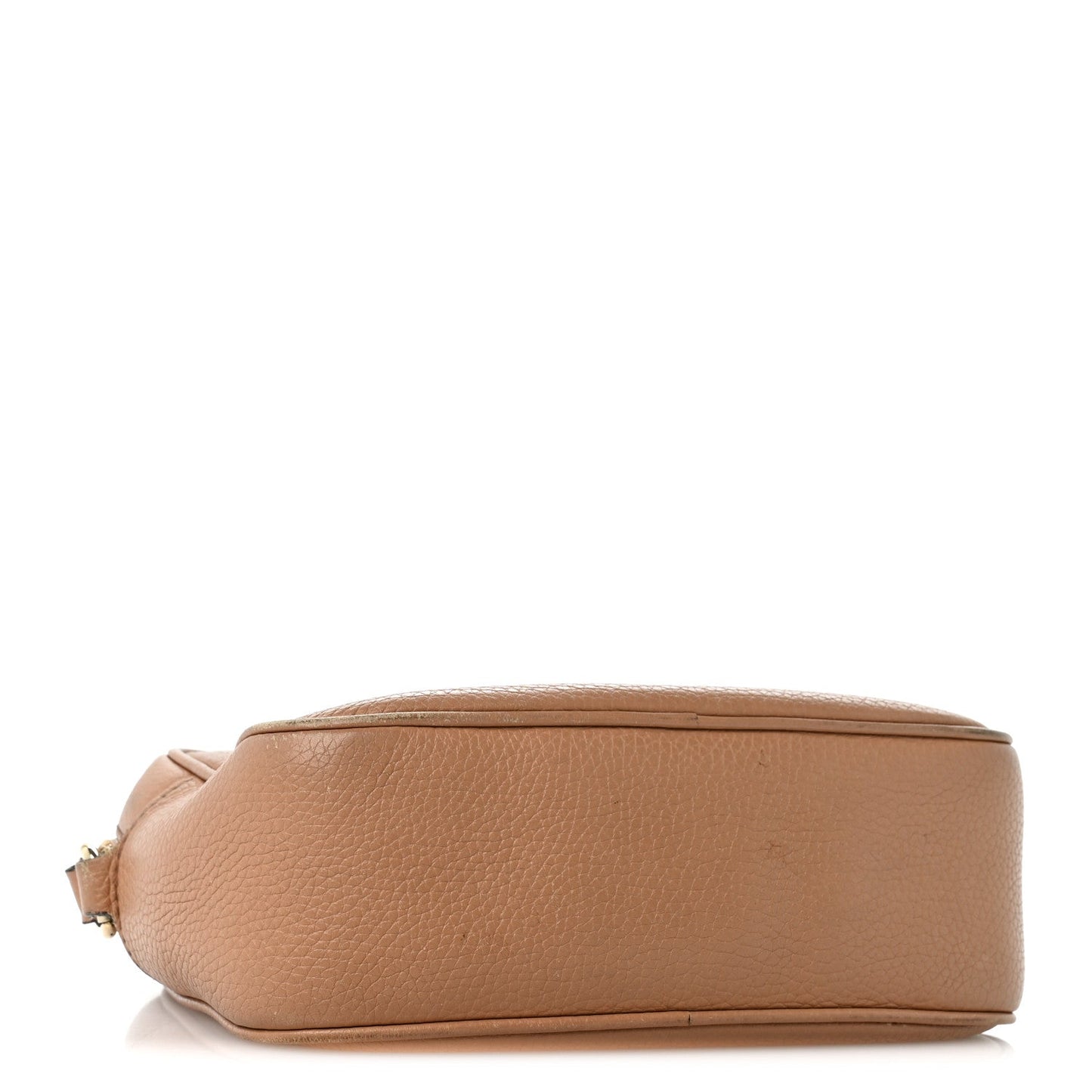 Pebbled Calfskin Small Soho Disco Bag Camelia