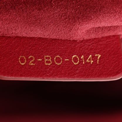 Lambskin Cannage Large Dioraddict Flap Red