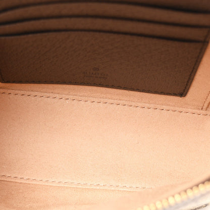 GG Supreme Monogram Textured Dollar Calfskin Web Ophidia Belt Bag 75 30 Beige Ebony New Acero