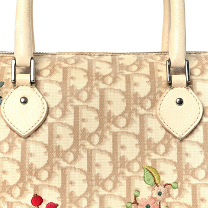 Monogram Vintage Flowers Boston Beige