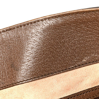 GG Supreme Monogram Medium Ophidia Shopping Tote Brown