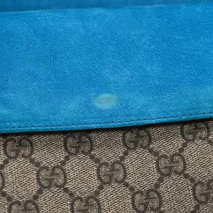 GG Supreme Monogram Small Dionysus Shoulder Bag Bright Turquoise