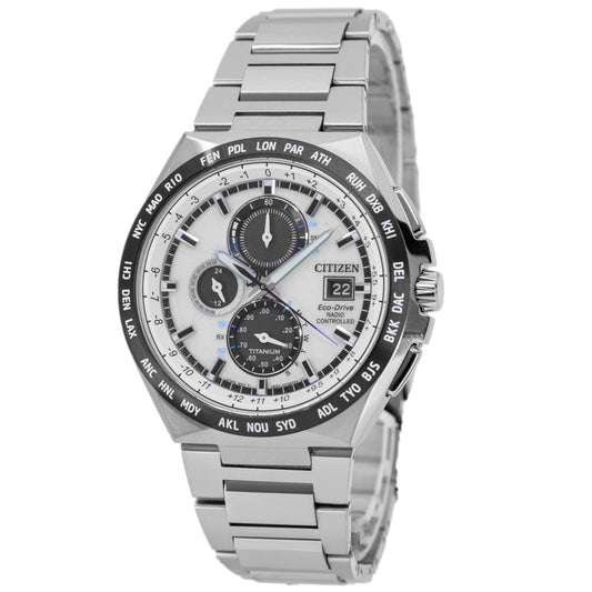 Citizen AT8238-84A Super Titanium Radio Eco-Drive Chrono