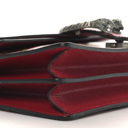 Calfskin Blooms Print Small Dionysus Shoulder Bag Romantic Cherry Multicolor