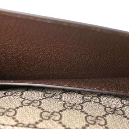 GG Supreme Monogram Textured Dollar Calfskin Blondie Belt Bag Beige Ebony New Acero
