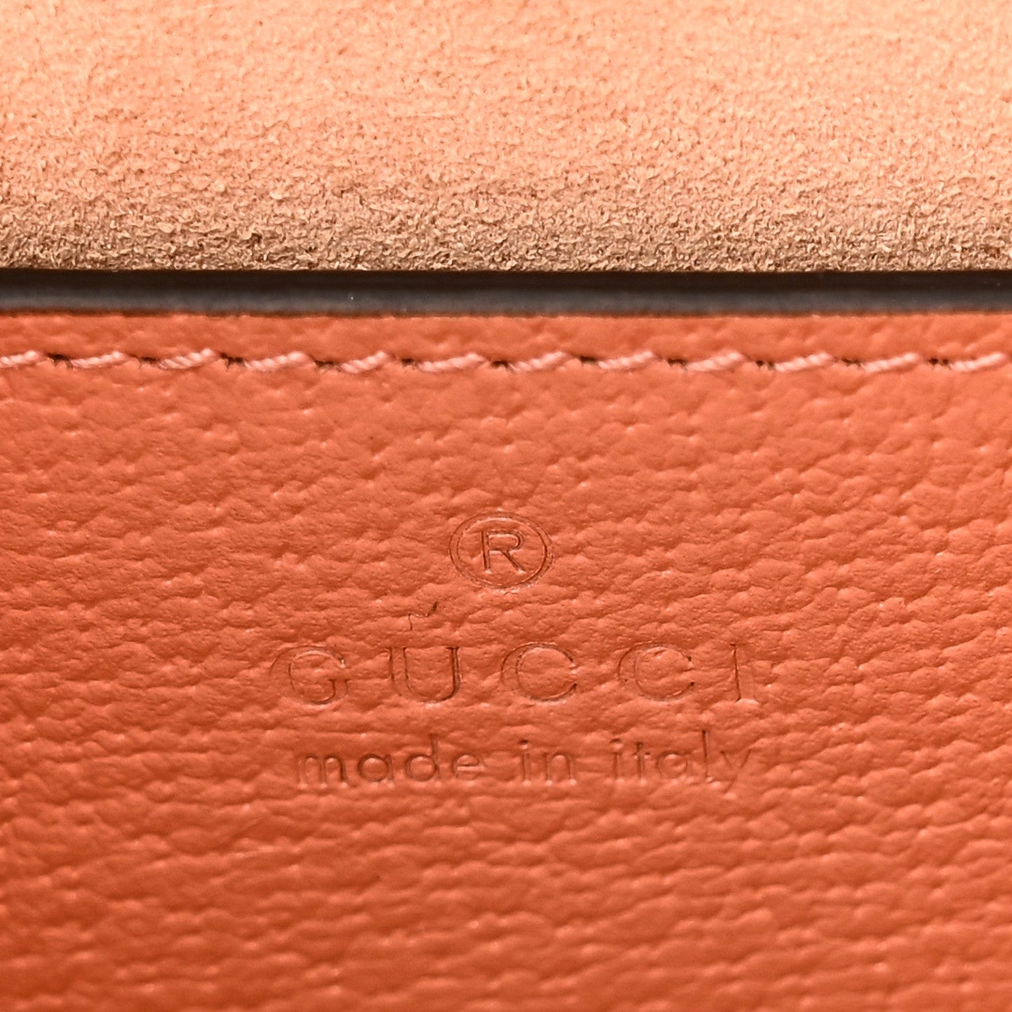 Monogram Textured Dollar Calfskin Small Ophidia Chain Shoulder Bag Cloche Rose Pink