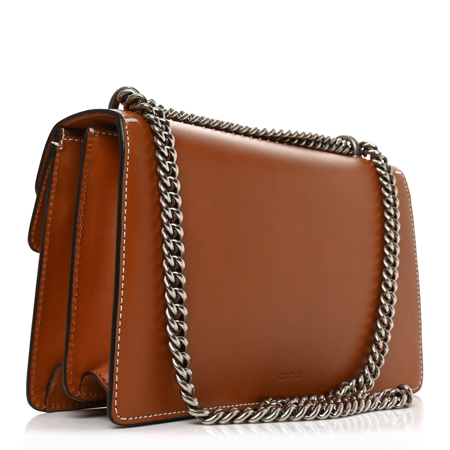Calfskin Small Dionysus Shoulder Bag Harness Brown
