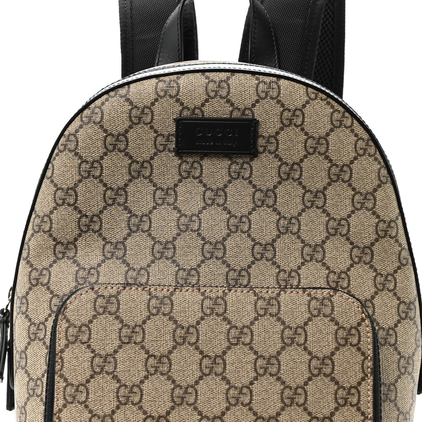 GG Supreme Monogram Small Eden Day Backpack Black