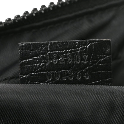 GG Supreme Monogram Messenger Bag Black Grey