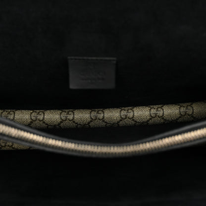 GG Supreme Monogram Small Dionysus Shoulder Bag Black
